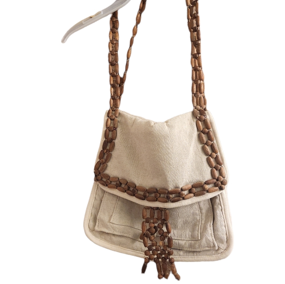 Vintage boho 70s shoulder bag